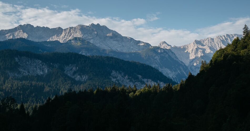 Blick auf das Wettersteinmassiv in Garmisch-Partenkirchen | © BOTA/Ian Ehm